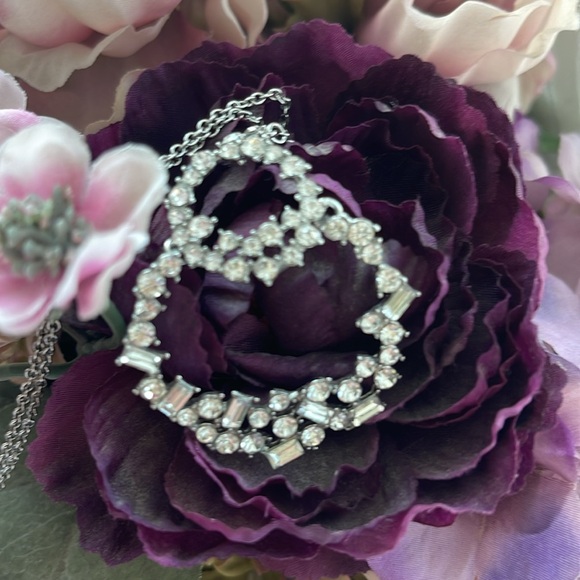 INC Rhinestone Necklace, adjustable clasp - Picture 12 of 13